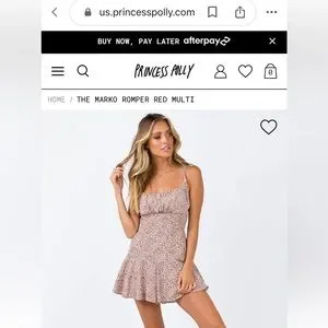 ワンピース Princess Polly Marko Romper The Marko Romper Black / White Polka Dot | Princess Polly USA